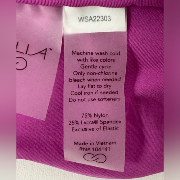CALIA Power Sculpt Geranium High Support Square Neck Thick Straps Tankin… - Picture 10 of 13